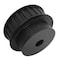 B&B Manufacturing 24H100-6FS8, Timing Pulley, Steel, Black Oxide,  24H100-6FS8 - alternate 2